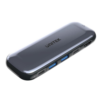 Hub USB UNITEK uHUB H6 6-in-1 USB-C M.2 SSD Storage Hub D1046A